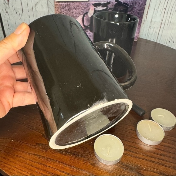 Set of 2 Personal Fondue Mugs with 4 forks and 8 tea lights - Picture 6 of 11